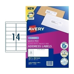 Avery LsrLabel L7163 14UP Pk40