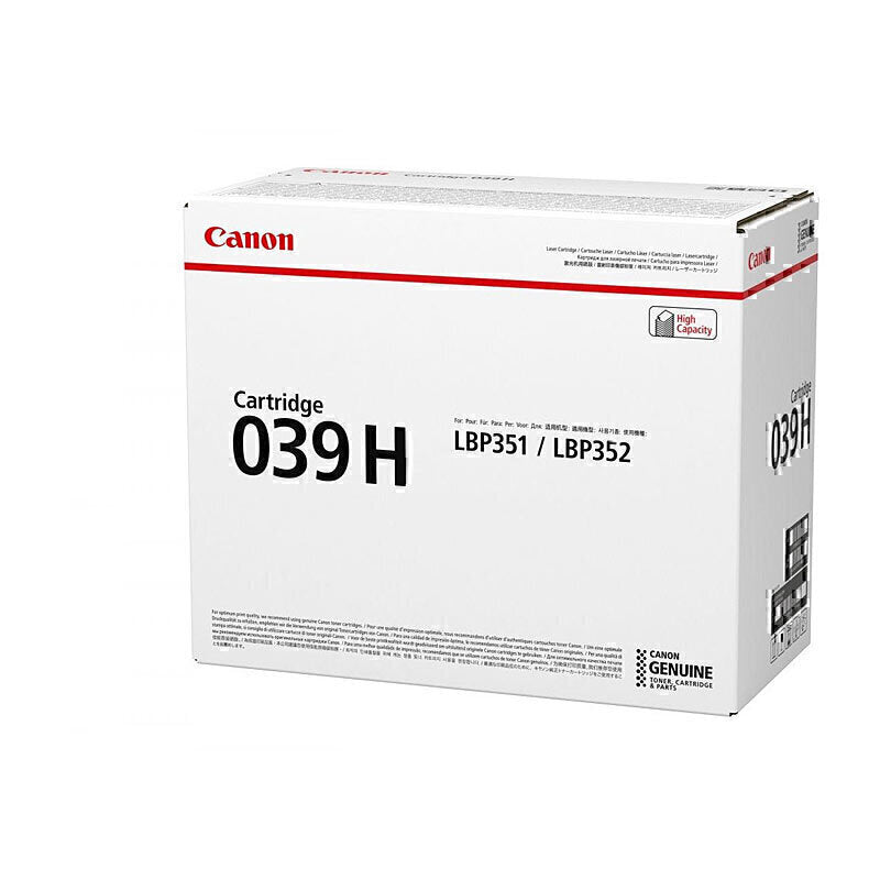 Canon CART039II Blk HY Toner