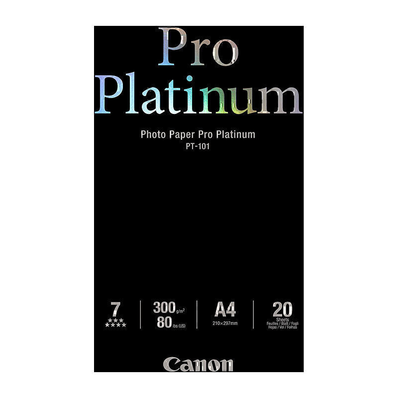 Canon A4 Pro Platinum 20sh