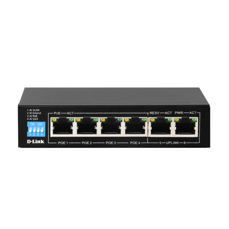 6-Port Gigabit PoE Switch